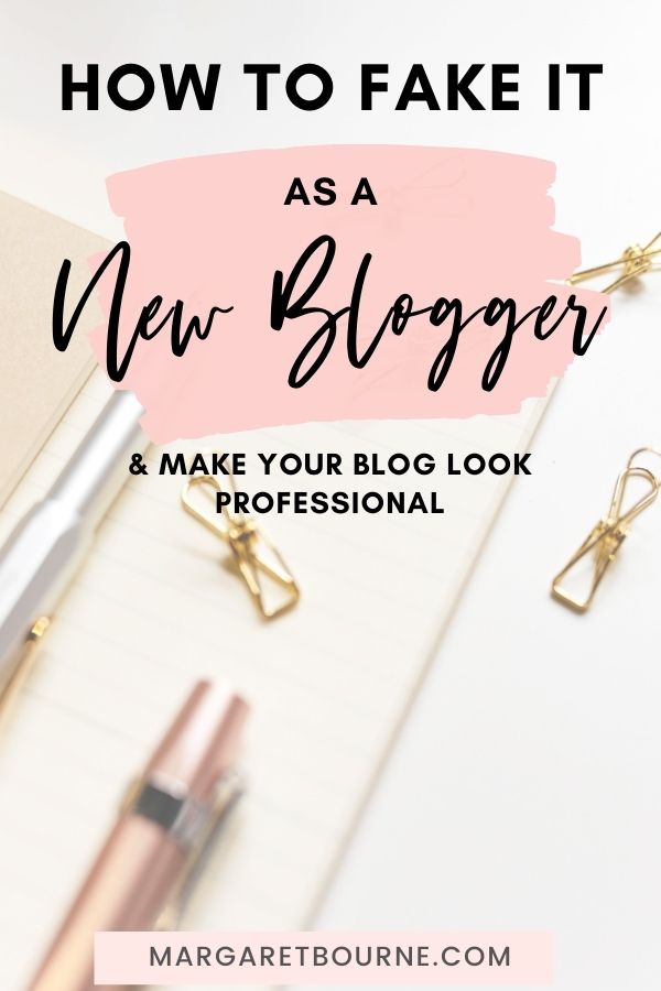hur man fejkar det som en ny bloggare